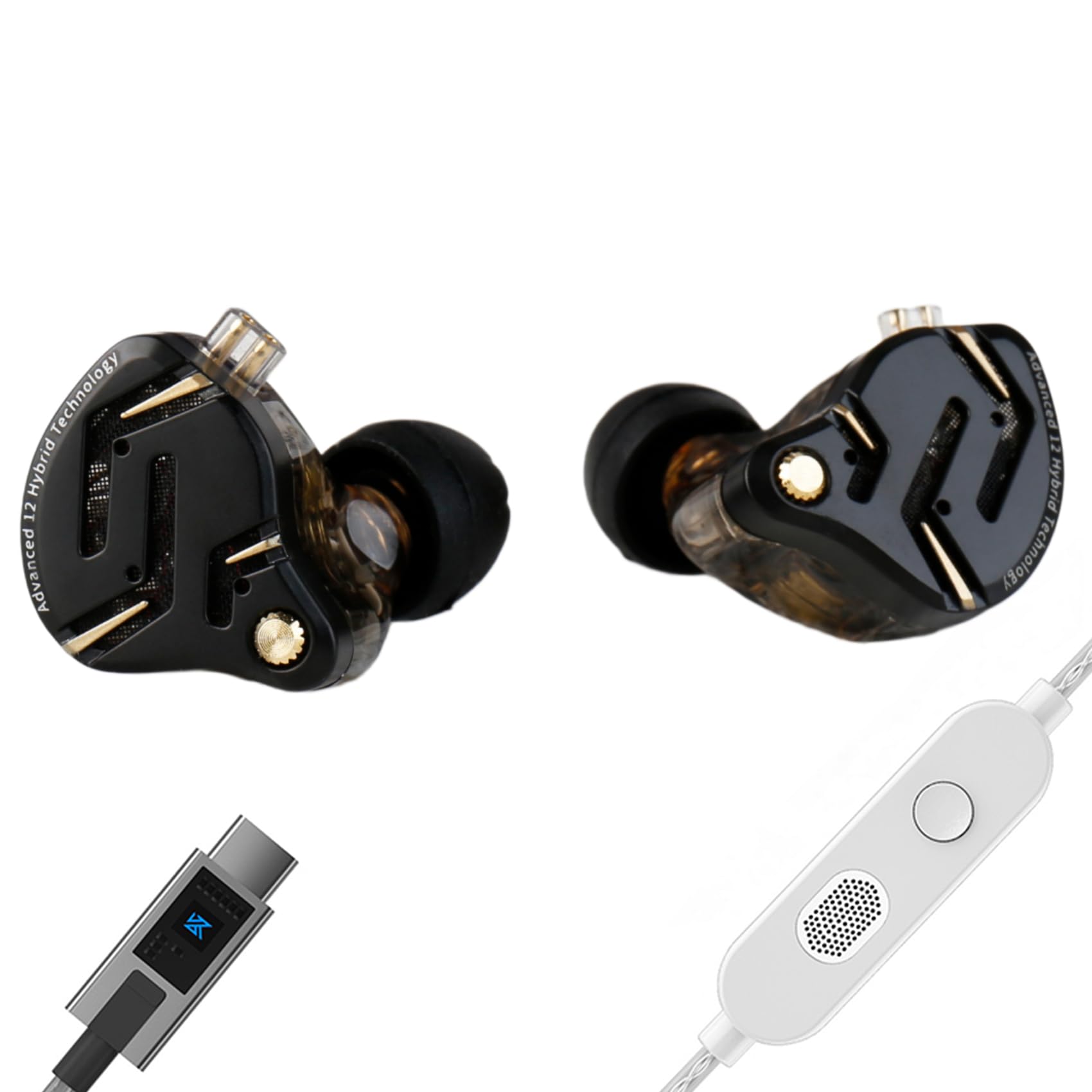 KZ ZS12 PRO 2 USB C Wired Headphones Type-C in Ear Monitor